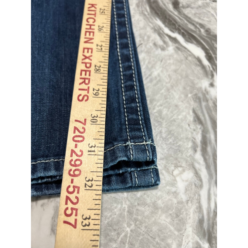 Women's Miss Me Jeans Size 26 Dark Blue with White Stitching - Picture 12 of 13